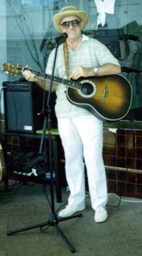 Ken playing at the harvest festival in Proserpine Nth Qld.